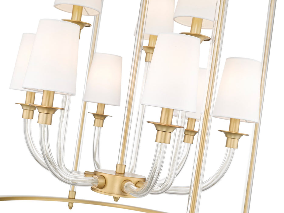 Z-Lite - 1950-9C-RB - Nine Light Chandelier - Katerina - Rubbed Brass