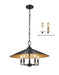 Z-Lite - 1953-22MB - Five Light Pendant - Rialto - Matte Black