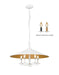 Z-Lite - 1953-22MW - Five Light Pendant - Rialto - Matte White