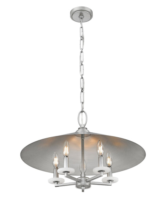 Z-Lite - 1953-22SPT - Five Light Pendant - Rialto - Signature Pewter