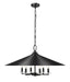 Z-Lite - 1953-32MB - Six Light Pendant - Rialto - Matte Black