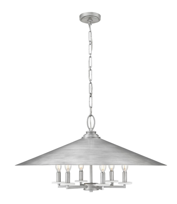Z-Lite - 1953-32SPT - Six Light Pendant - Rialto - Signature Pewter