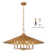 Z-Lite - 1953-32SGD - Six Light Pendant - Rialto - Signature Gold