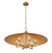 Z-Lite - 1953-32SGD - Six Light Pendant - Rialto - Signature Gold
