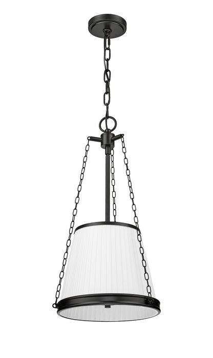 Z-Lite - 1954P12-MB - Four Light Pendant - Madeline - Matte Black