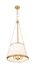 Z-Lite - 1954P18-MGLD - Five Light Pendant - Madeline - Modern Gold