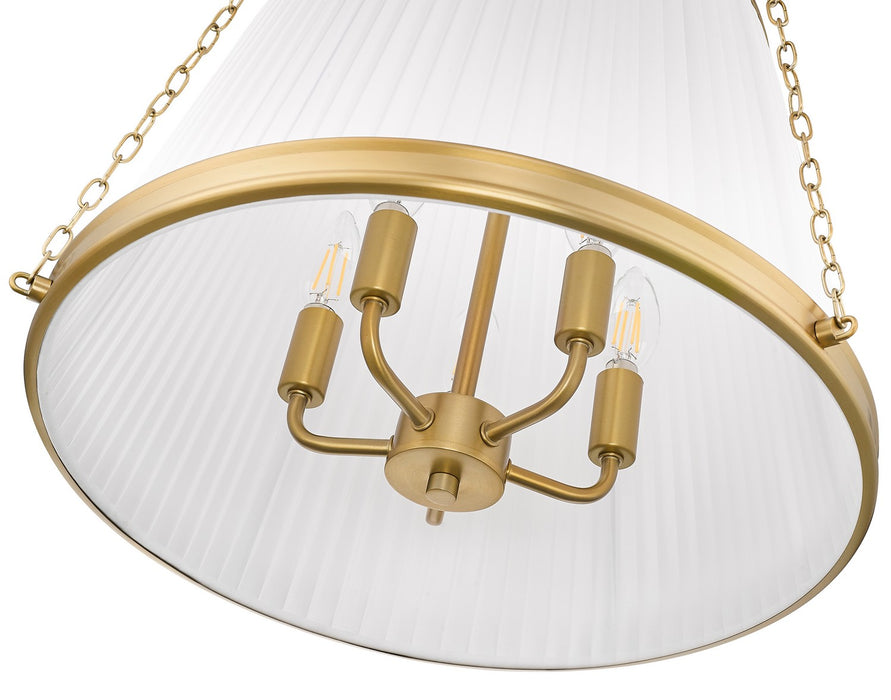 Z-Lite - 1954P18-MGLD - Five Light Pendant - Madeline - Modern Gold