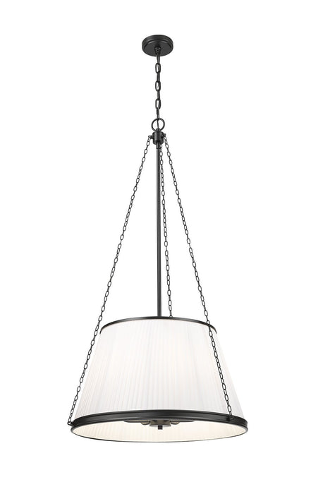 Z-Lite - 1954P24-MB - Six Light Pendant - Madeline - Matte Black