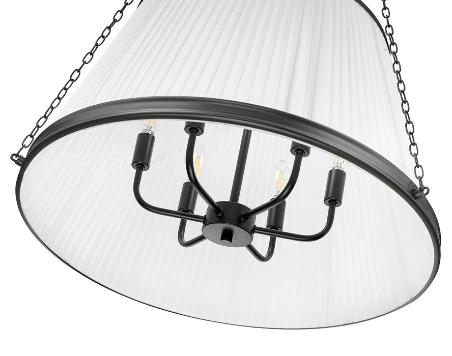 Z-Lite - 1954P24-MB - Six Light Pendant - Madeline - Matte Black