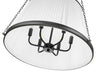 Z-Lite - 1954P24-MB - Six Light Pendant - Madeline - Matte Black
