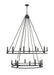 Z-Lite - 4005-20MB - 20 Light Chandelier - Dennison - Matte Black