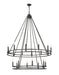 Z-Lite - 4005-20MB - 20 Light Chandelier - Dennison - Matte Black