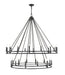 Z-Lite - 4005-28MB - 28 Light Chandelier - Dennison - Matte Black