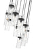 Z-Lite - 7002P5-11R-MB - 11 Light Chandelier - Fontaine - Matte Black