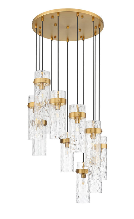 Z-Lite - 7002P5-11R-RB - 11 Light Chandelier - Fontaine - Rubbed Brass