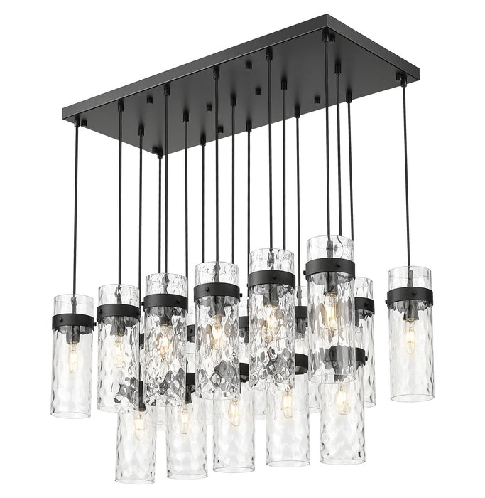 Z-Lite - 7002P5-17L-MB - 17 Light Linear Chandelier - Fontaine - Matte Black