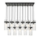 Z-Lite - 7002P5-17L-MB - 17 Light Linear Chandelier - Fontaine - Matte Black