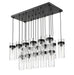 Z-Lite - 7002P5-17L-MB - 17 Light Linear Chandelier - Fontaine - Matte Black