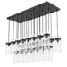 Z-Lite - 7002P5-23L-MB - 23 Light Linear Chandelier - Fontaine - Matte Black