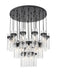 Z-Lite - 7002P5-27R-MB - 27 Light Chandelier - Fontaine - Matte Black