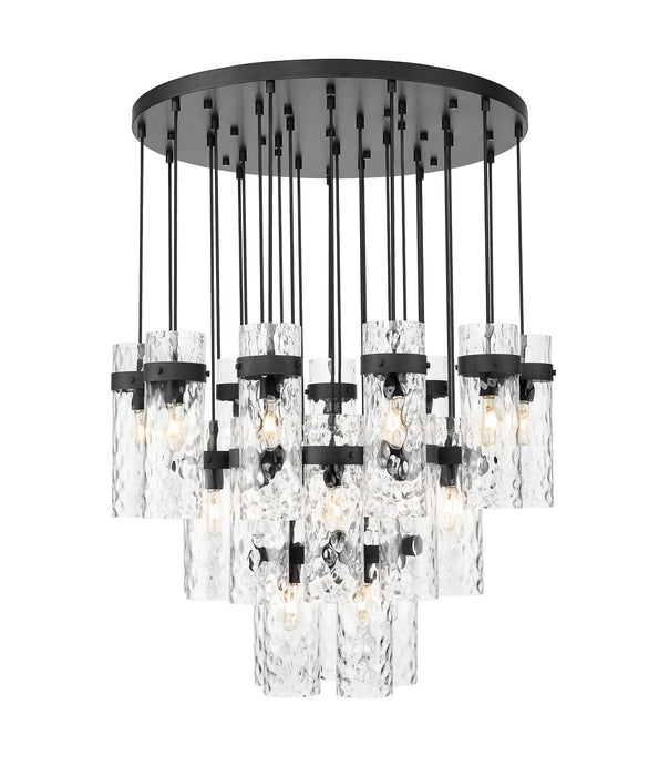 Z-Lite - 7002P5-27R-MB - 27 Light Chandelier - Fontaine - Matte Black