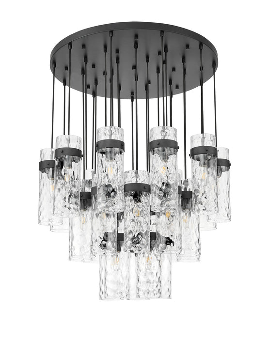 Z-Lite - 7002P5-27R-MB - 27 Light Chandelier - Fontaine - Matte Black