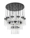 Z-Lite - 7002P5-27R-MB - 27 Light Chandelier - Fontaine - Matte Black