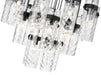 Z-Lite - 7002P5-27R-MB - 27 Light Chandelier - Fontaine - Matte Black