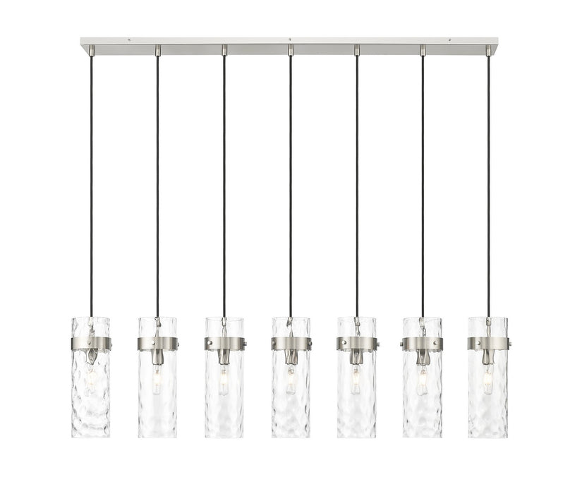 Z-Lite - 7002P5-7L-BN - Seven Light Linear Chandelier - Fontaine - Brushed Nickel
