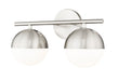 Z-Lite - 7517-2V-BN - Two Light Vanity - Realm Sphere - Brushed Nickel