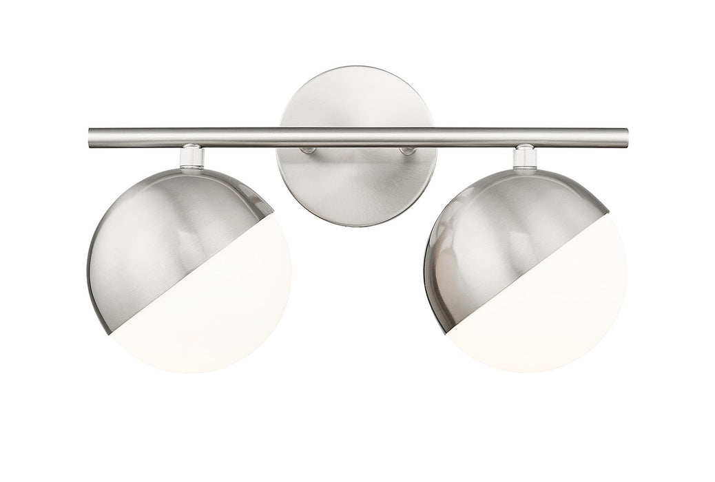 Z-Lite - 7517-2V-BN - Two Light Vanity - Realm Sphere - Brushed Nickel