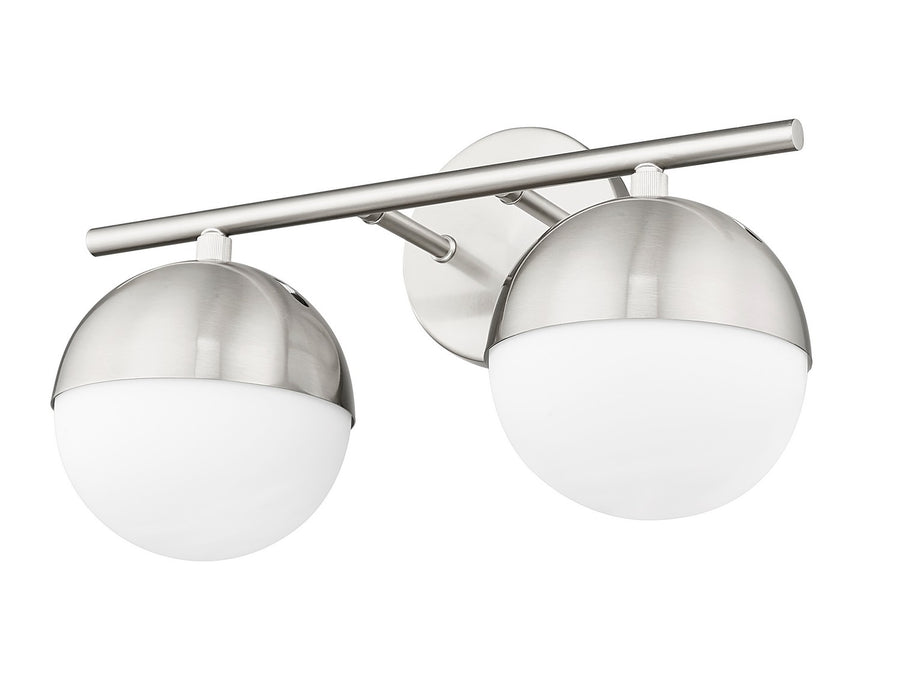 Z-Lite - 7517-2V-BN - Two Light Vanity - Realm Sphere - Brushed Nickel