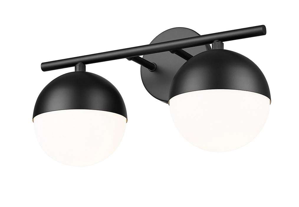 Z-Lite - 7517-2V-MB - Two Light Vanity - Realm Sphere - Matte Black