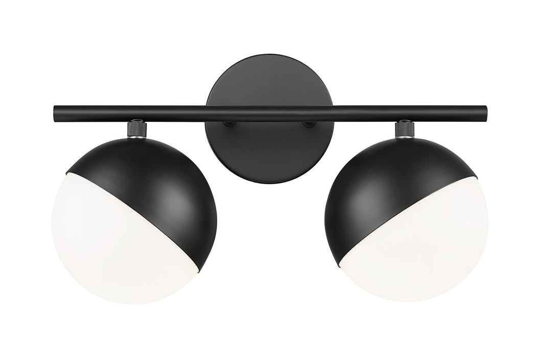 Z-Lite - 7517-2V-MB - Two Light Vanity - Realm Sphere - Matte Black