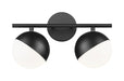 Z-Lite - 7517-2V-MB - Two Light Vanity - Realm Sphere - Matte Black