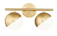 Z-Lite - 7517-2V-MGLD - Two Light Vanity - Realm Sphere - Modern Gold