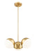 Z-Lite - 7517-3MGLD - Three Light Chandelier - Realm Sphere - Modern Gold