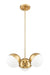 Z-Lite - 7517-3MGLD - Three Light Chandelier - Realm Sphere - Modern Gold