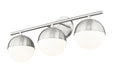 Z-Lite - 7517-3V-BN - Three Light Vanity - Realm Sphere - Brushed Nickel