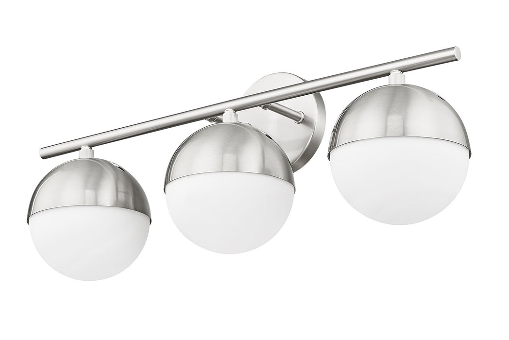 Z-Lite - 7517-3V-BN - Three Light Vanity - Realm Sphere - Brushed Nickel