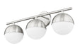 Z-Lite - 7517-3V-BN - Three Light Vanity - Realm Sphere - Brushed Nickel