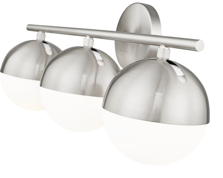 Z-Lite - 7517-3V-BN - Three Light Vanity - Realm Sphere - Brushed Nickel