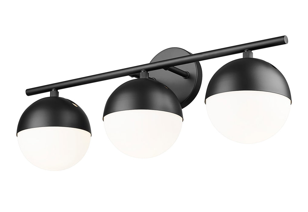 Z-Lite - 7517-3V-MB - Three Light Vanity - Realm Sphere - Matte Black