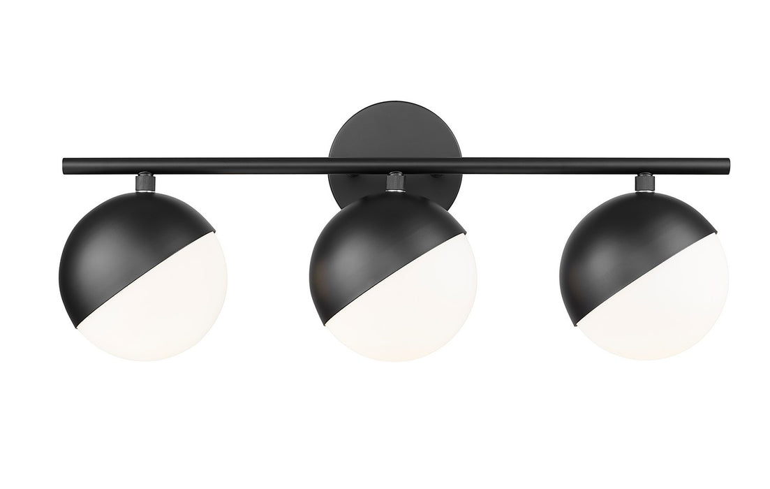 Z-Lite - 7517-3V-MB - Three Light Vanity - Realm Sphere - Matte Black