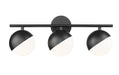 Z-Lite - 7517-3V-MB - Three Light Vanity - Realm Sphere - Matte Black
