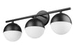 Z-Lite - 7517-3V-MB - Three Light Vanity - Realm Sphere - Matte Black