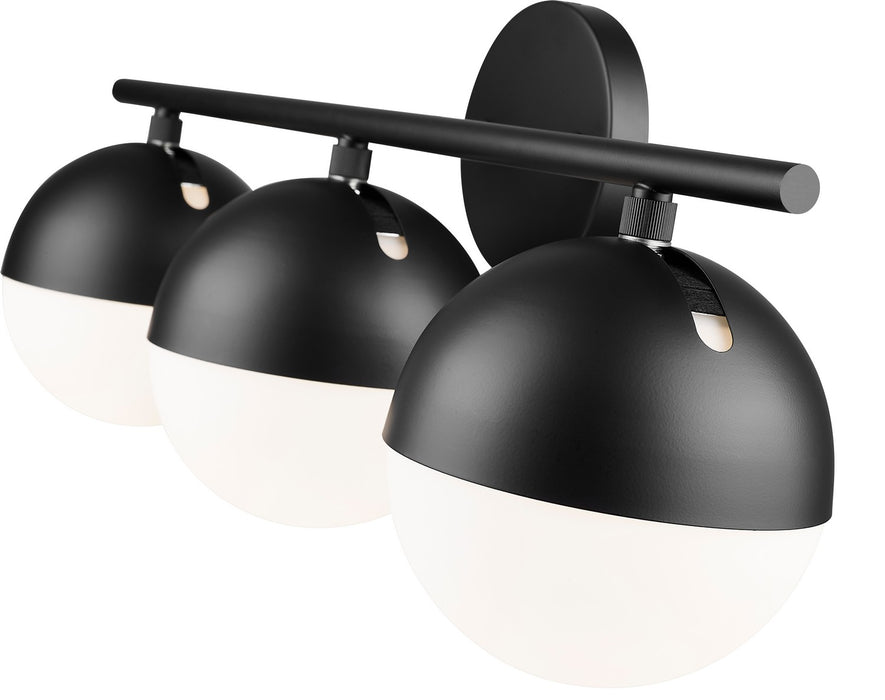 Z-Lite - 7517-3V-MB - Three Light Vanity - Realm Sphere - Matte Black