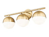 Z-Lite - 7517-3V-MGLD - Three Light Vanity - Realm Sphere - Modern Gold