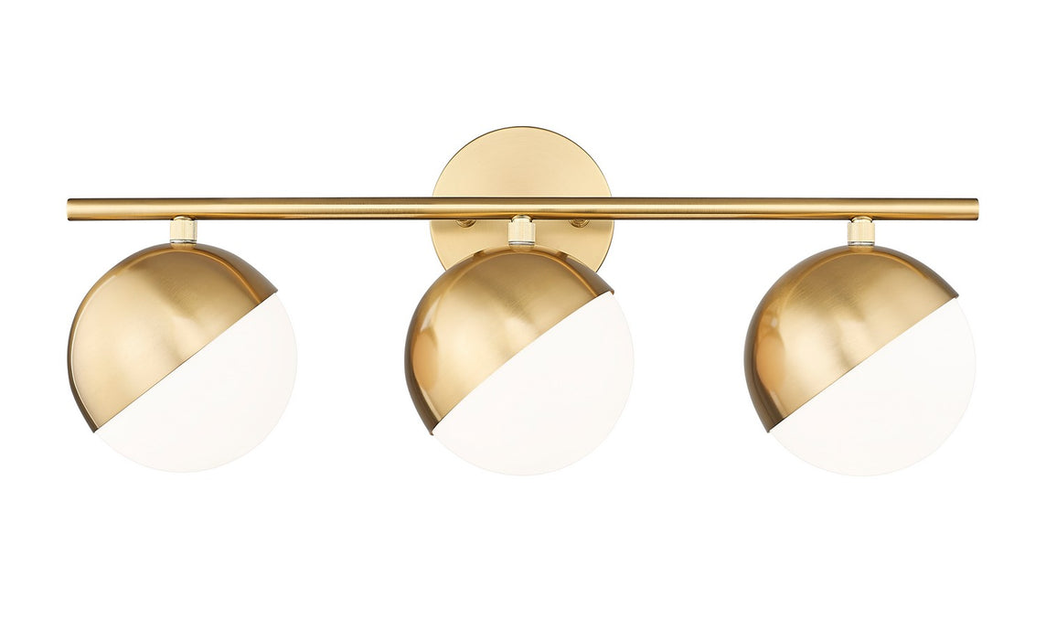 Z-Lite - 7517-3V-MGLD - Three Light Vanity - Realm Sphere - Modern Gold