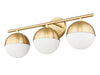 Z-Lite - 7517-3V-MGLD - Three Light Vanity - Realm Sphere - Modern Gold